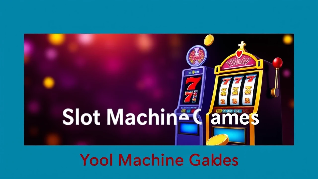 Your Definitive Guide to Enjoying Slot Machine Games