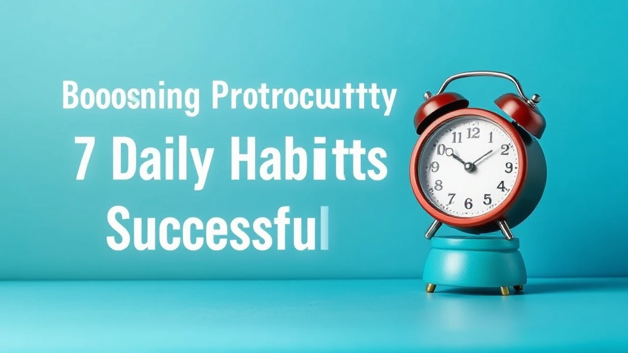 Boosting Productivity: 7 Daily Habits of Successful People