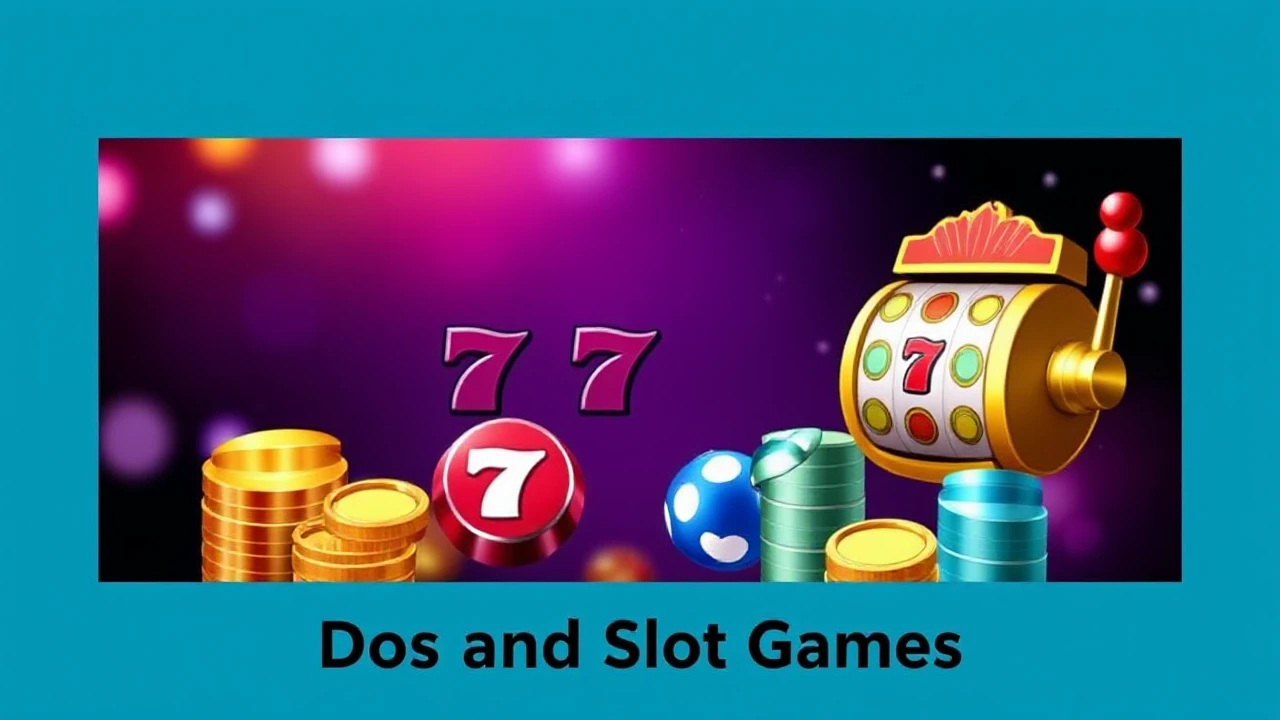 Dos and Don'ts of Engaging in Gaming Slot Games