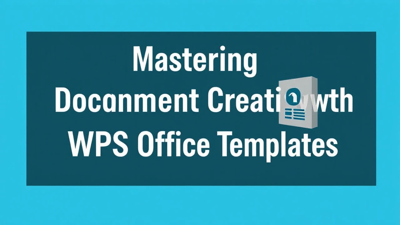 Mastering Document Creation with WPS Office Templates