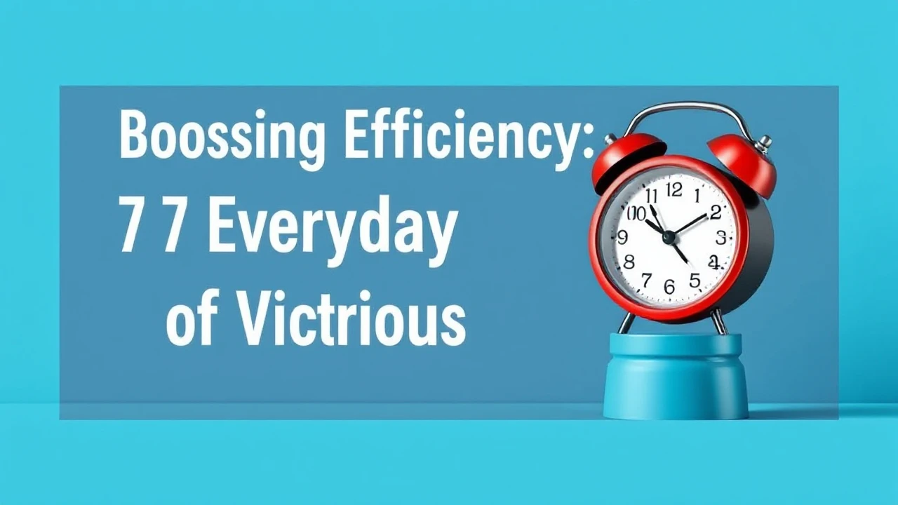 Boosting Efficiency: 7 Everyday Habits of Victorious Individuals