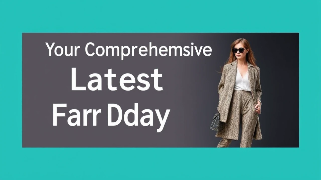 Your Comprehensive Handbook to Latest Fashion for Today's Woman