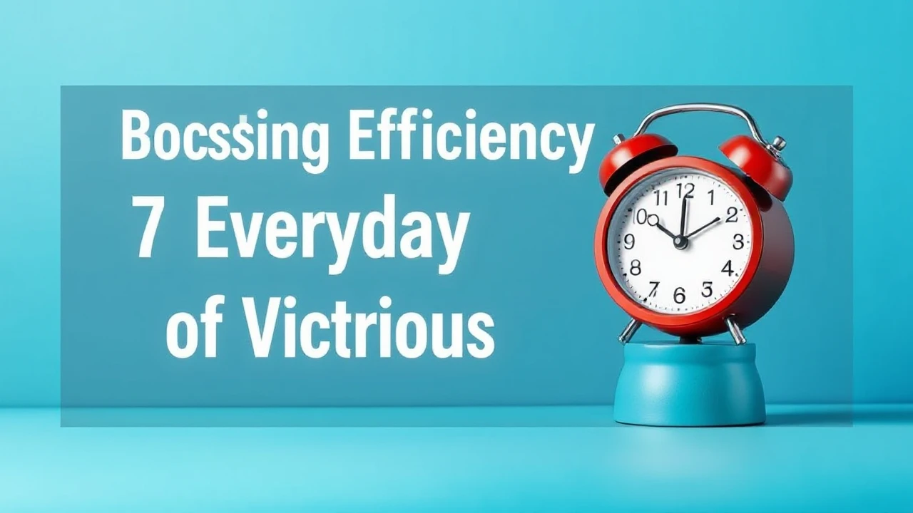 Boosting Efficiency: 7 Everyday Habits of Victorious People