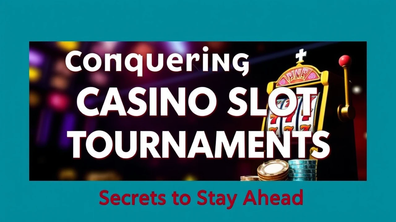 Conquering Casino Slot Tournaments: Secrets to Stay Ahead