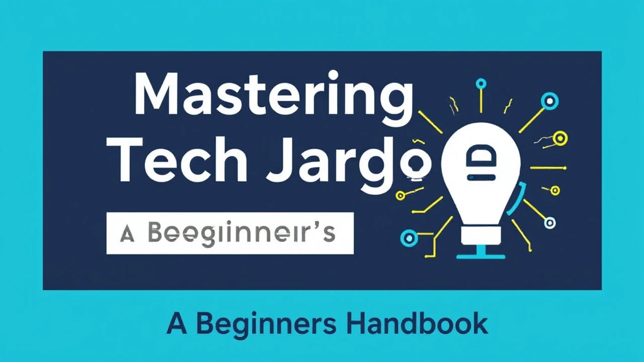 Mastering Tech Jargon: A Beginner's Handbook