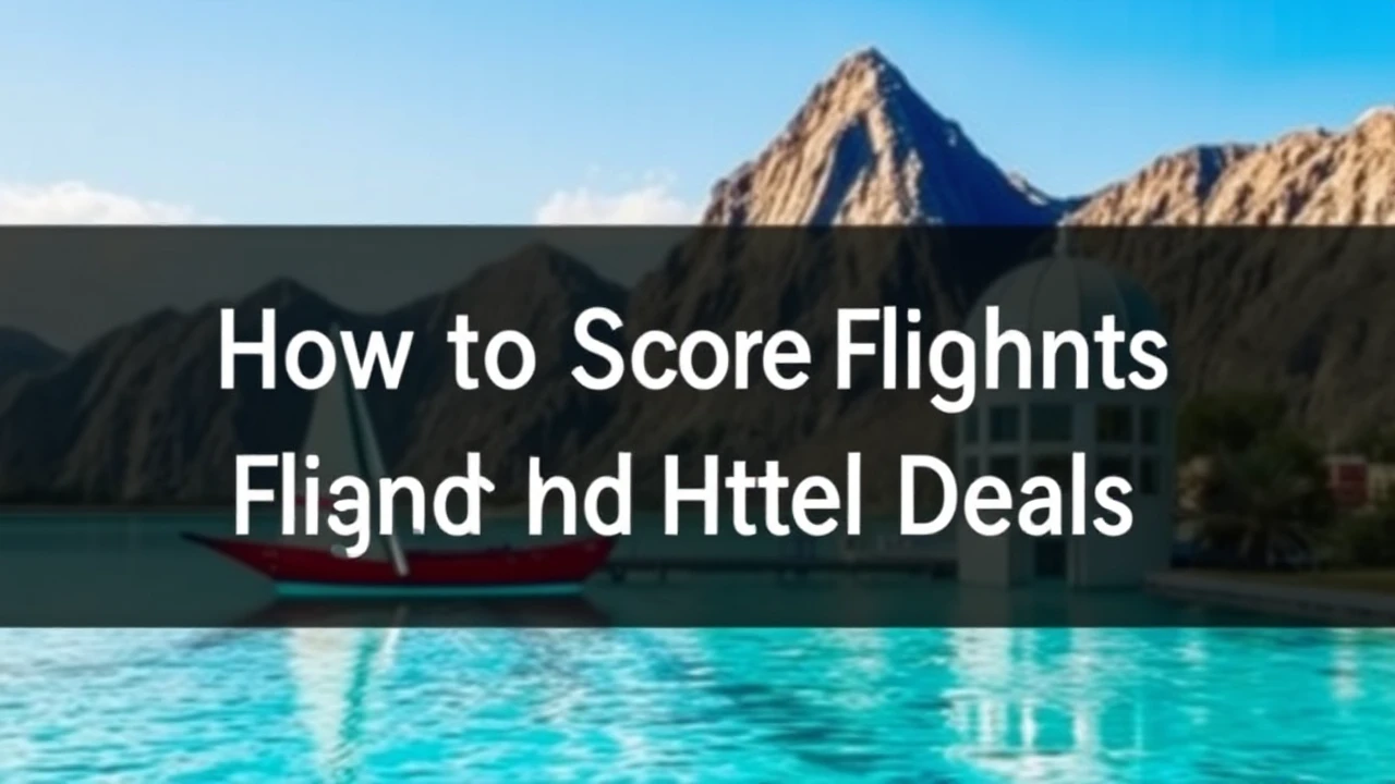 Travel Secrets: How to Score Cheap Flights and Hotel Deals