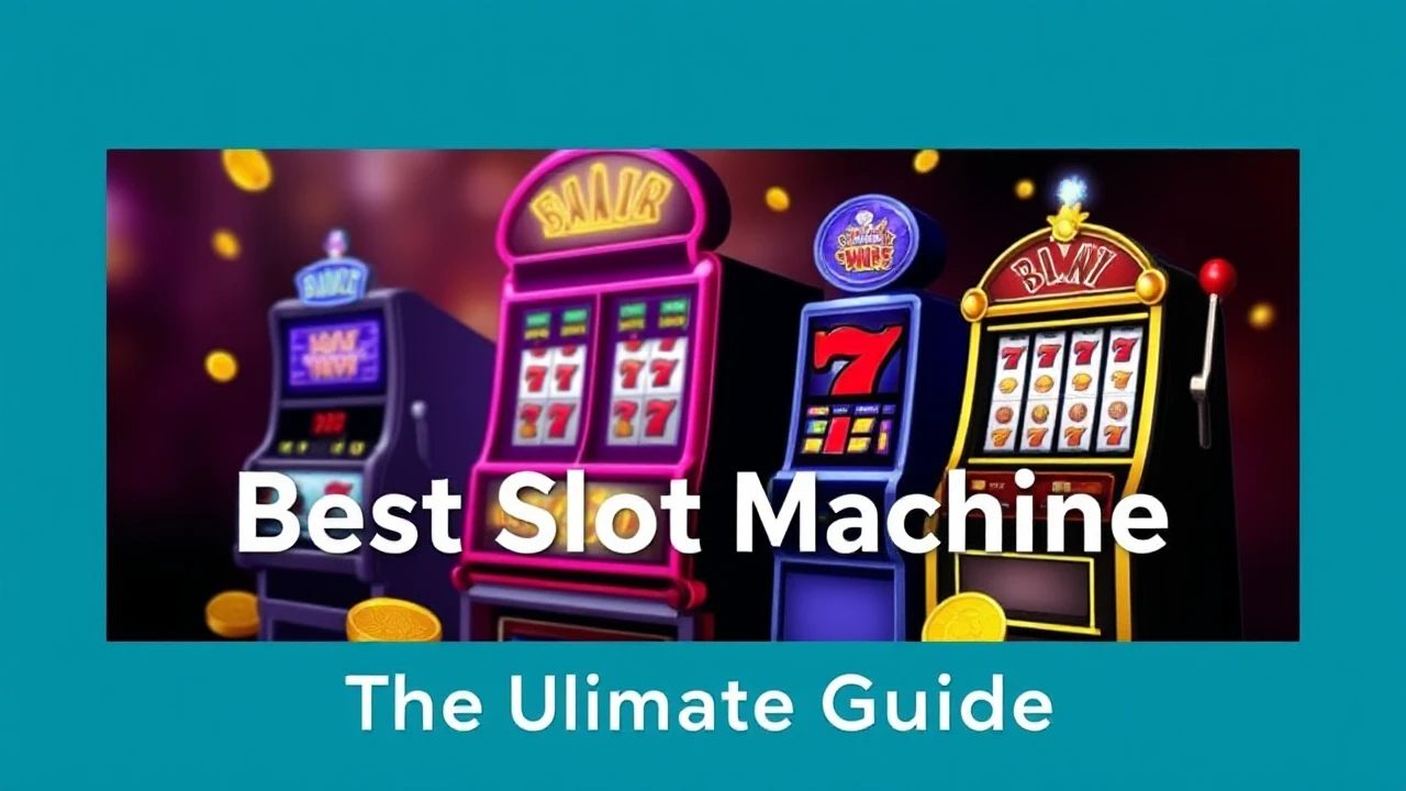The Ultimate Guide for Selecting the Best Slot Machine