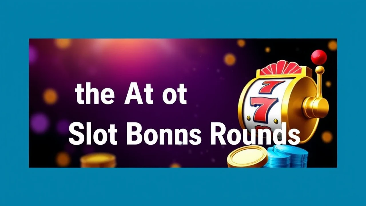Perfecting the Art of Casino Slot Bonus Rounds