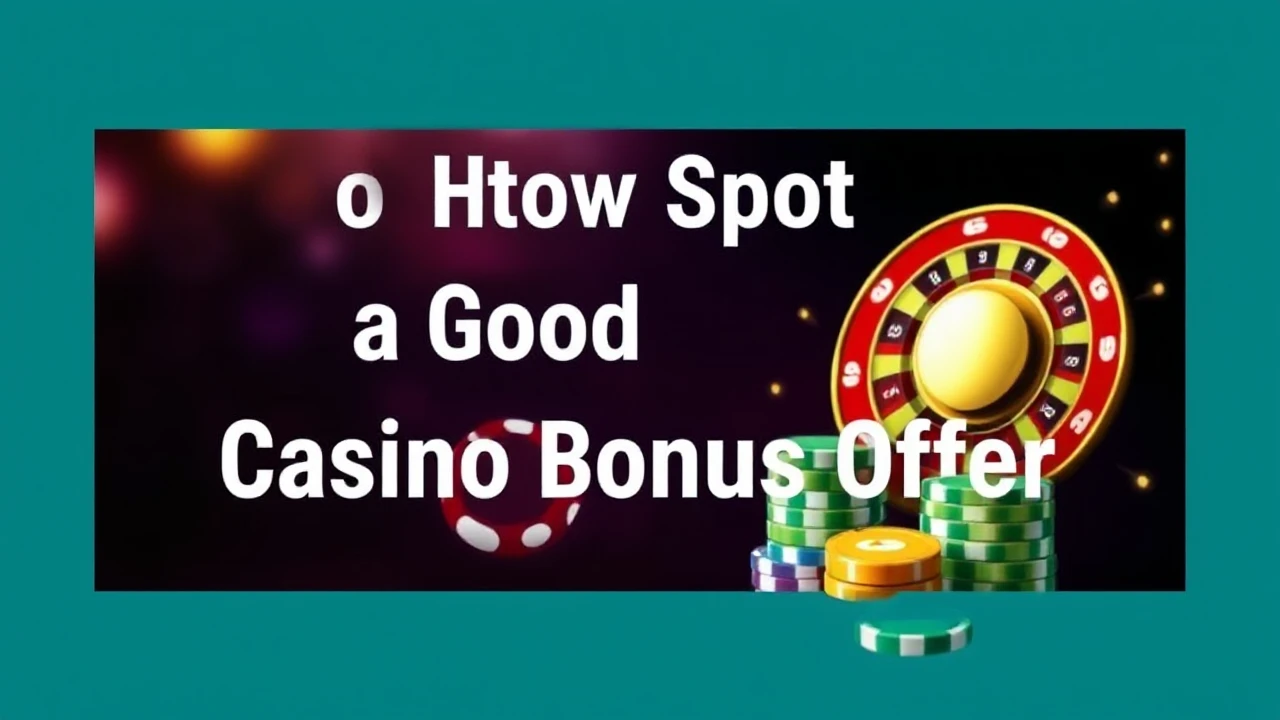 How to Spot a Good Casino Bonus Offer
