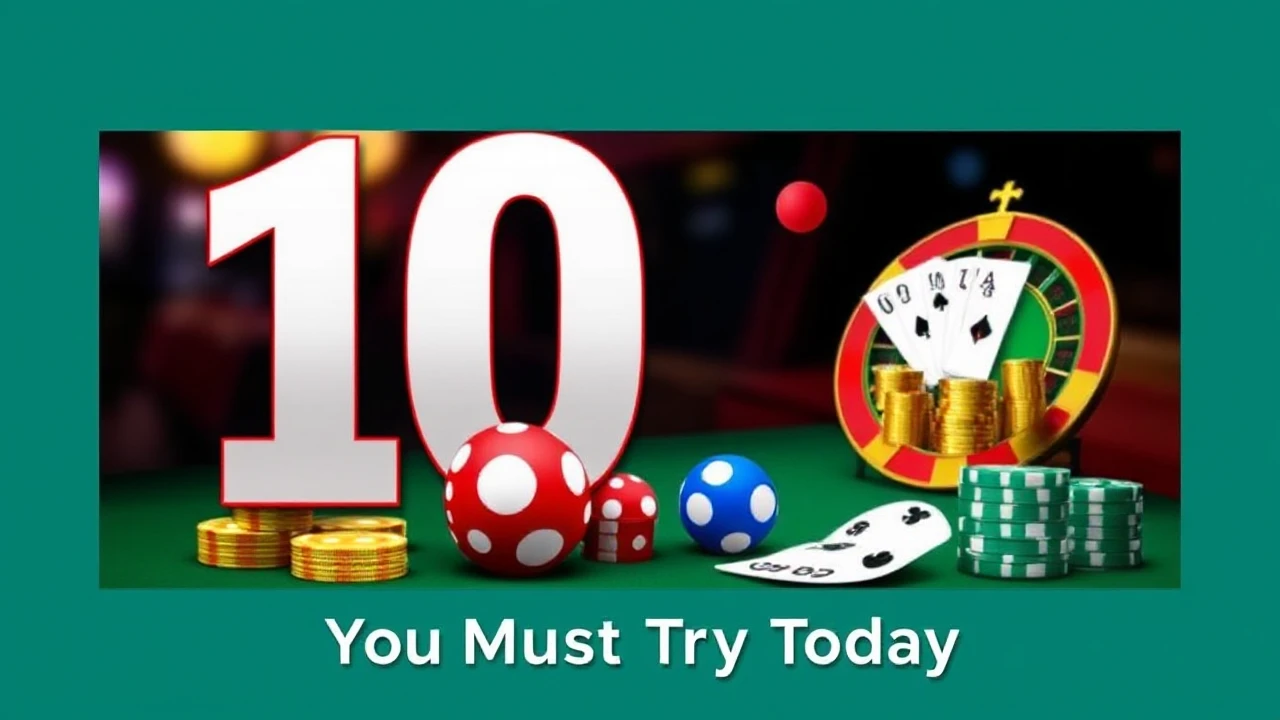 Selected 10 Online Casino Gambling Games You Must Try Today