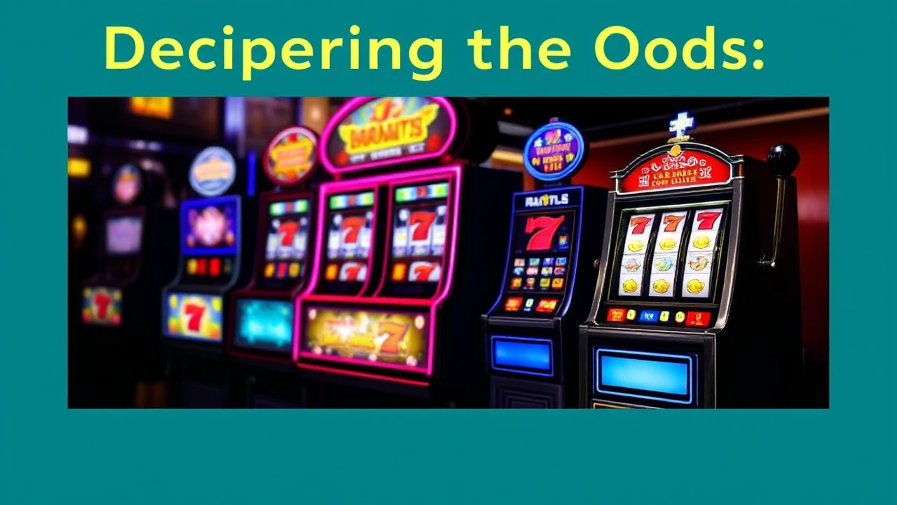 Deciphering the Odds: Choosing the Best Slot Machine Game