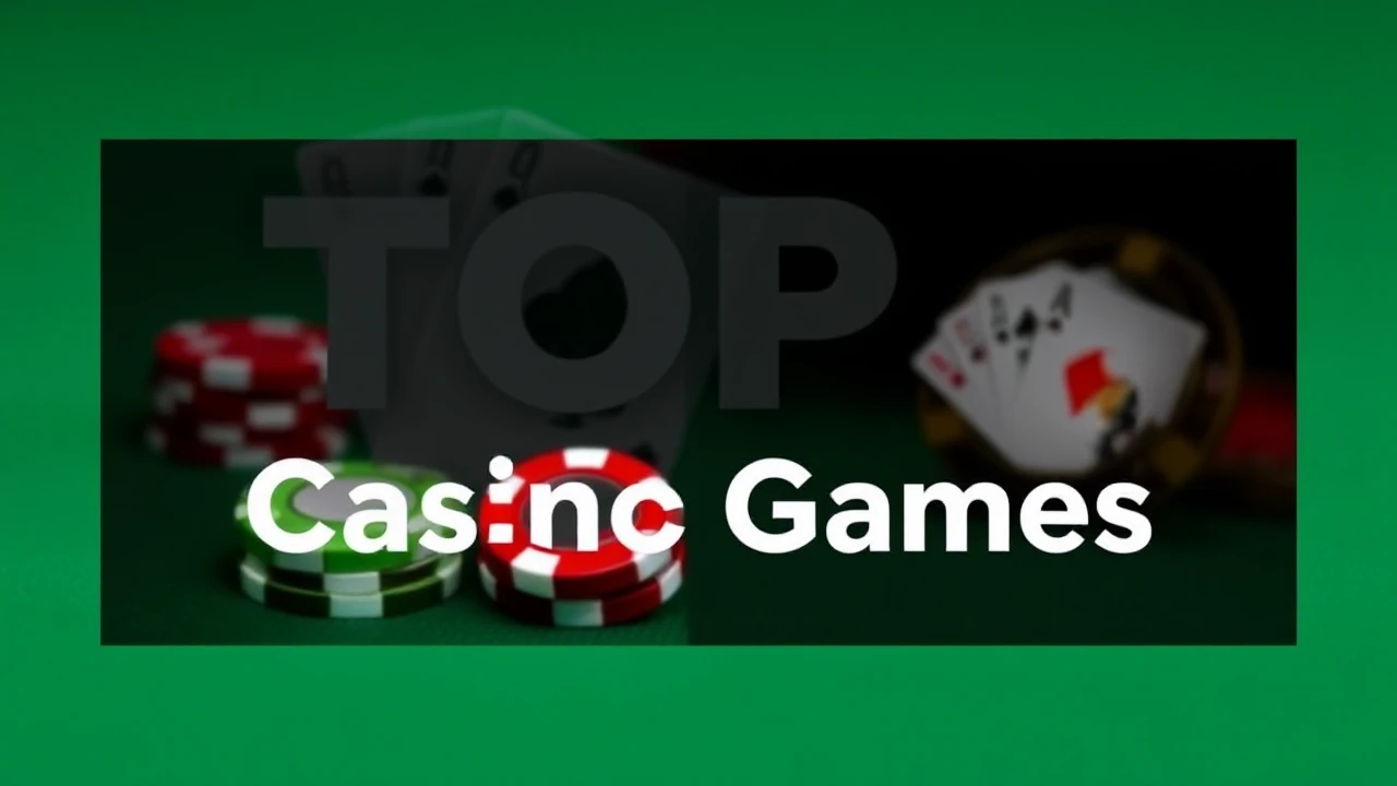 The Ultimate Guide of Top 10 Casino Games You Must Try Today