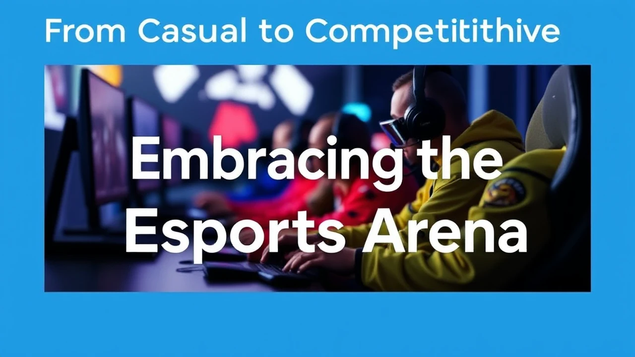 From Casual to Competitive: Embracing the Esports Arena: A Guide for Players