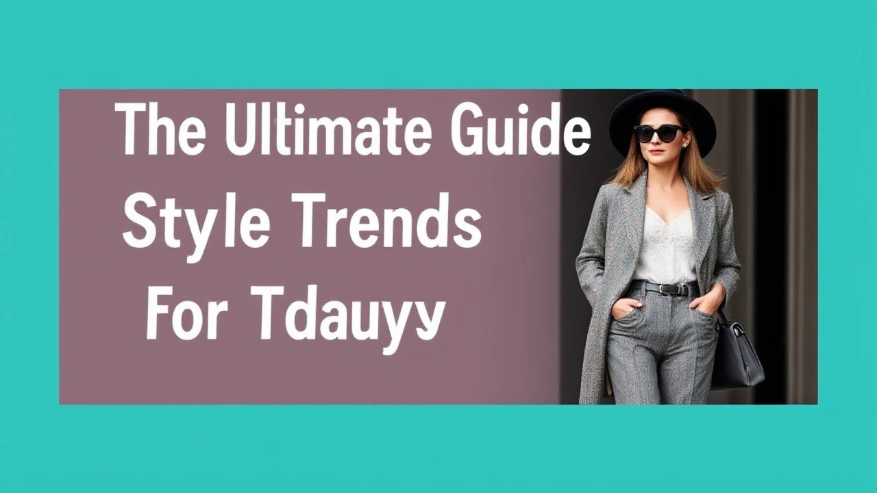 The Ultimate Guide to Style Trends for Today's Woman