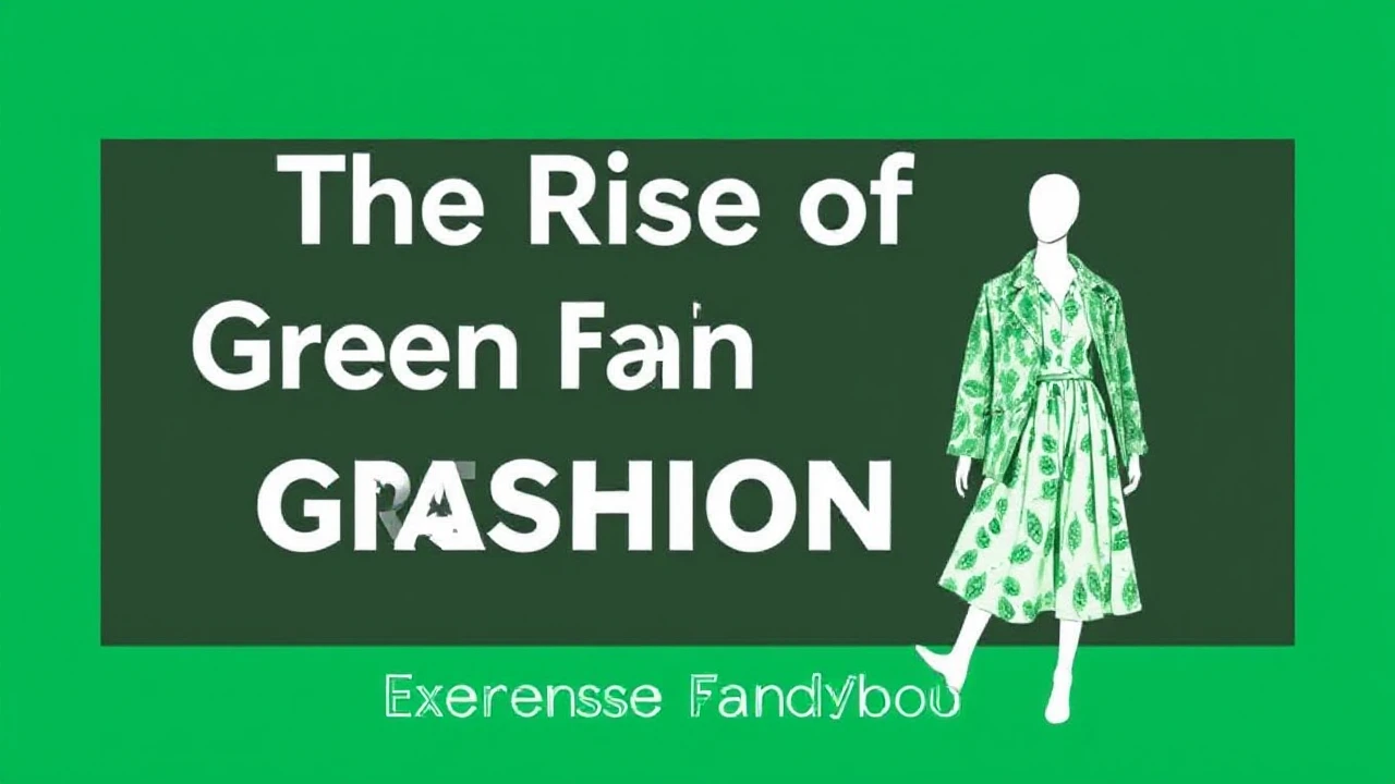 The Rise of Green Fashion: An Extensive Handbook