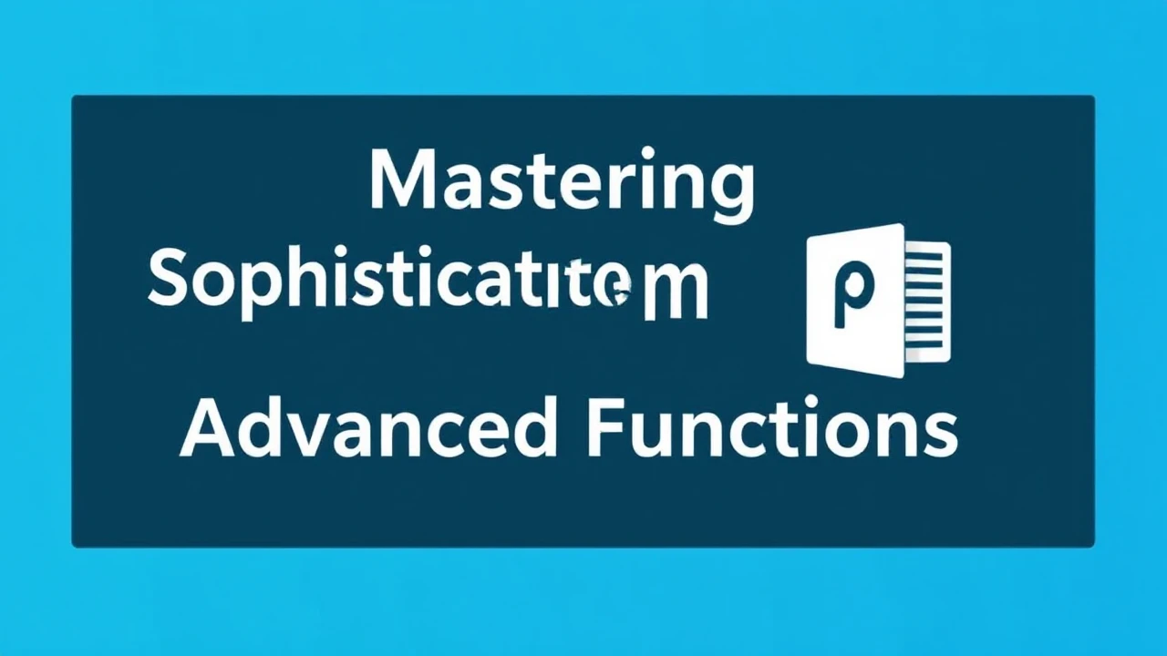 Mastering Sophisticated Features in WPS Office: All About Advanced Functions