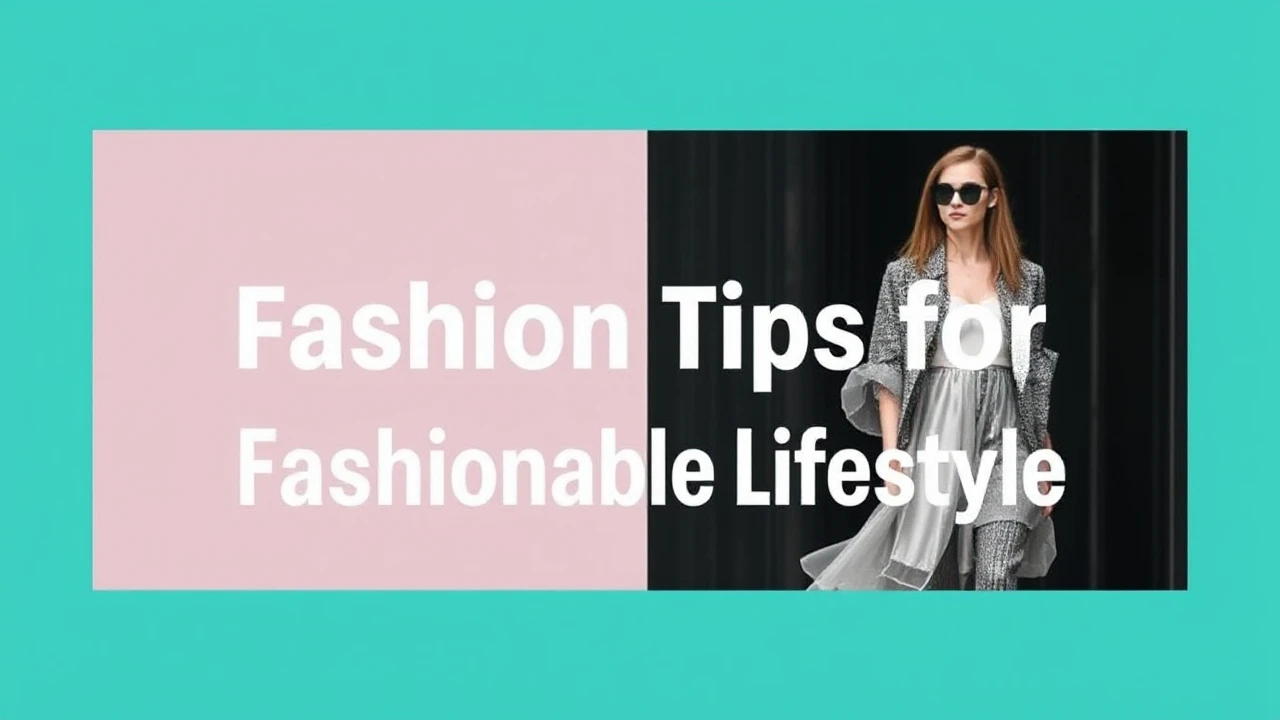 5 Trendy Fashion Tips for a Fashionable Lifestyle
