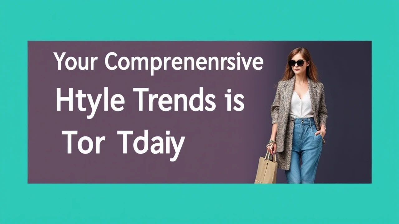 Your Comprehensive Handbook to Style Trends for Today's Woman