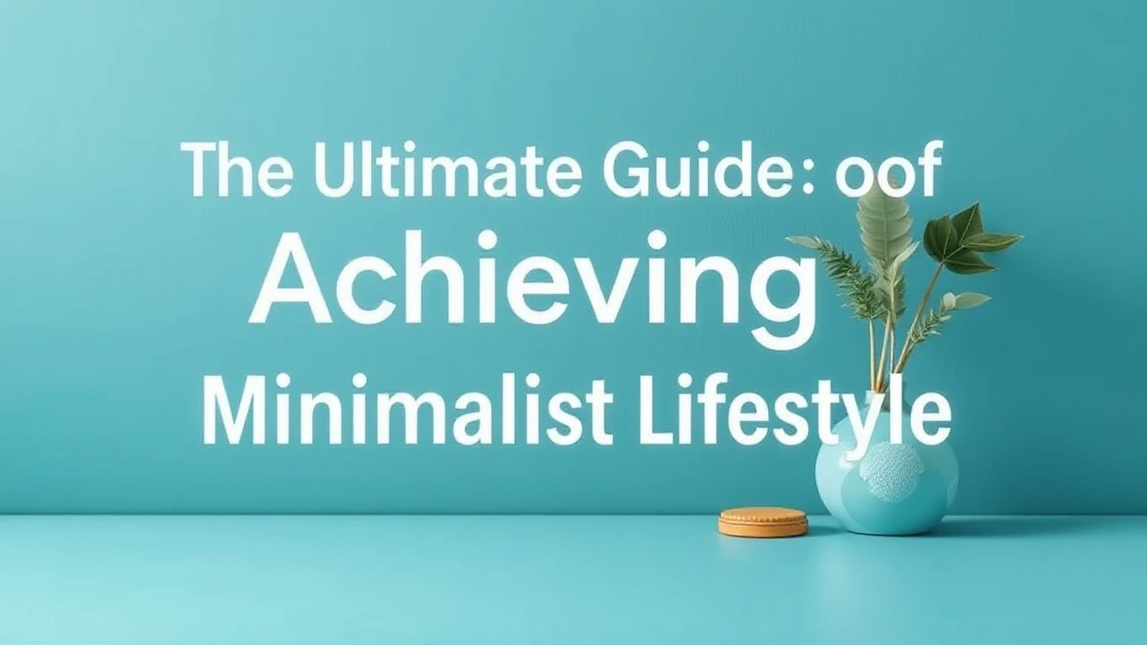 The Ultimate Guide of Achieving a Minimalist Lifestyle