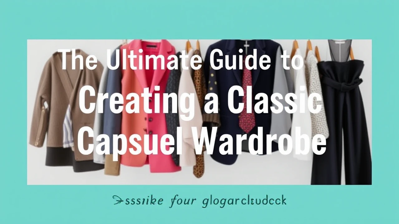 The Ultimate Guide to Creating a Classic Capsule Wardrobe