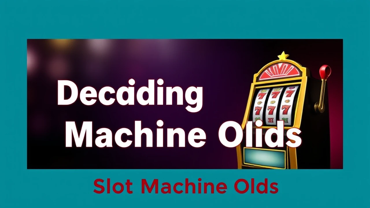 Decoding Slot Machine Odds: Your Guide to Winning Chances
