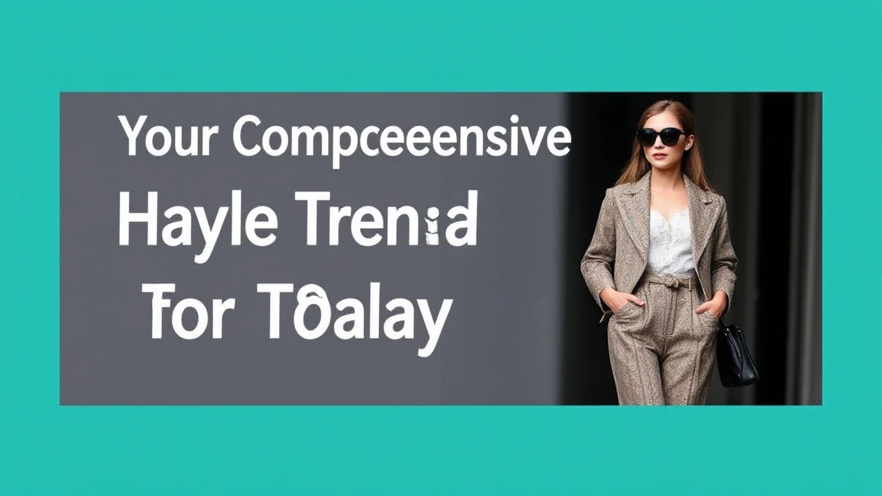 Your Comprehensive Handbook to Style Trends for Today's Woman