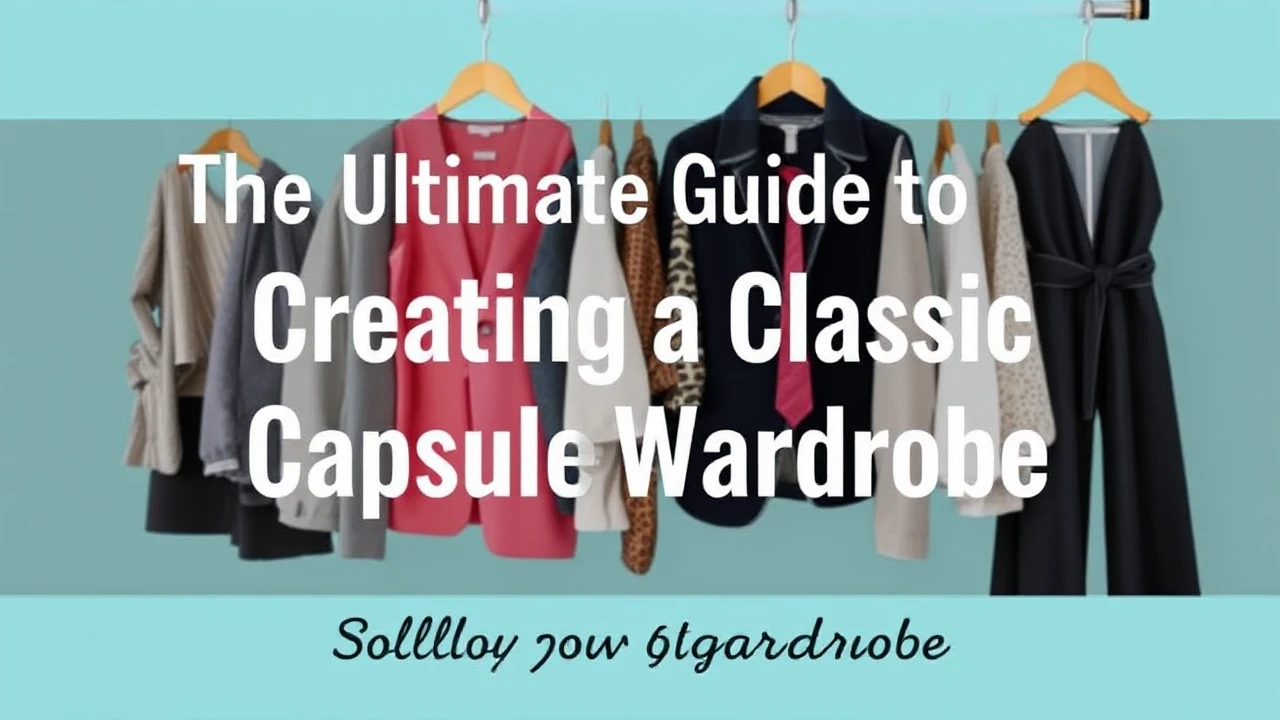 The Ultimate Guide to Creating a Classic Capsule Wardrobe