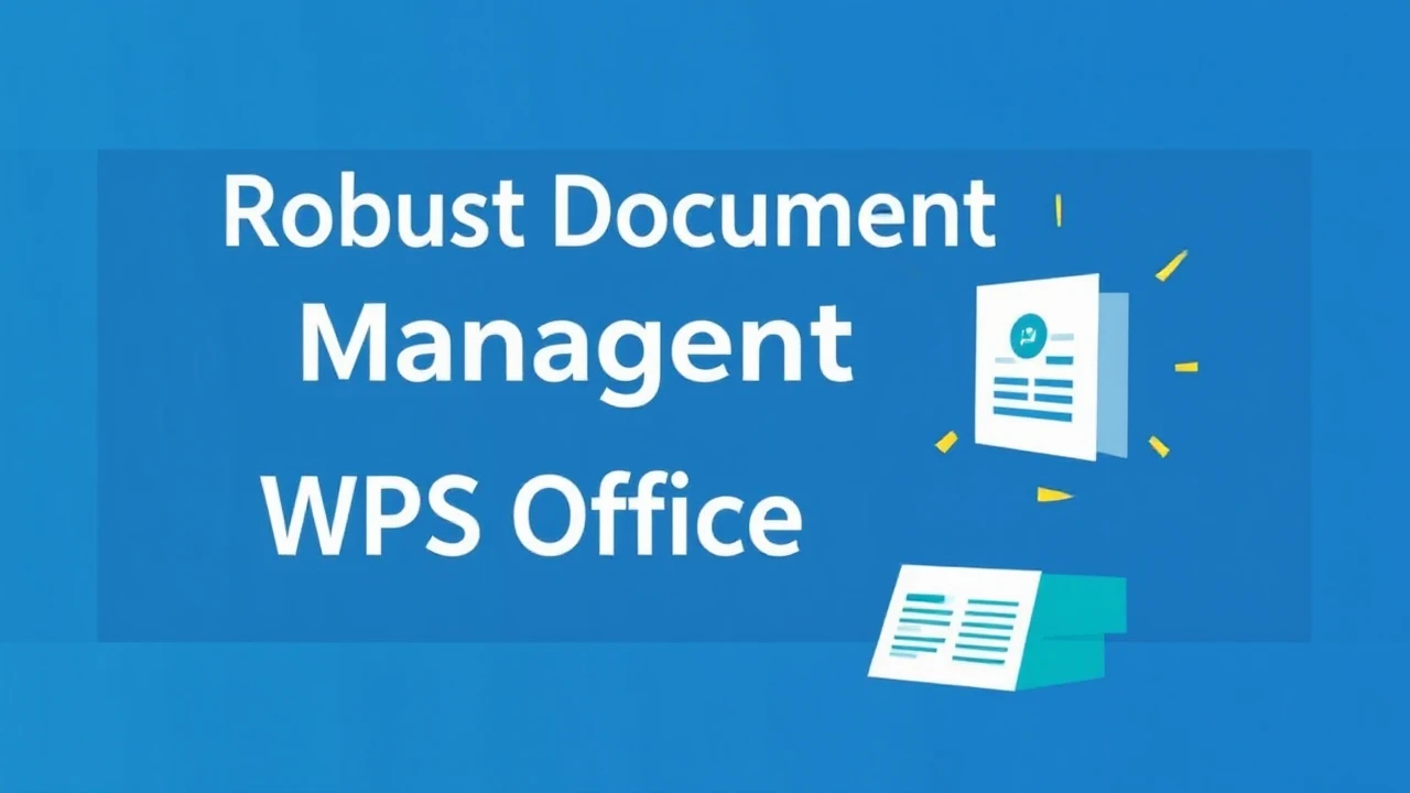 Robust Document Management Harnessing WPS Office Tools