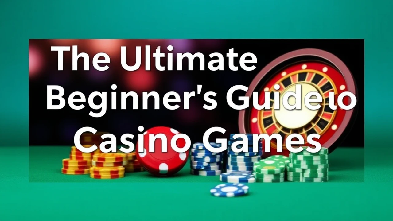 The Ultimate Beginner's Guide to Casino Games: Pointers for Novices