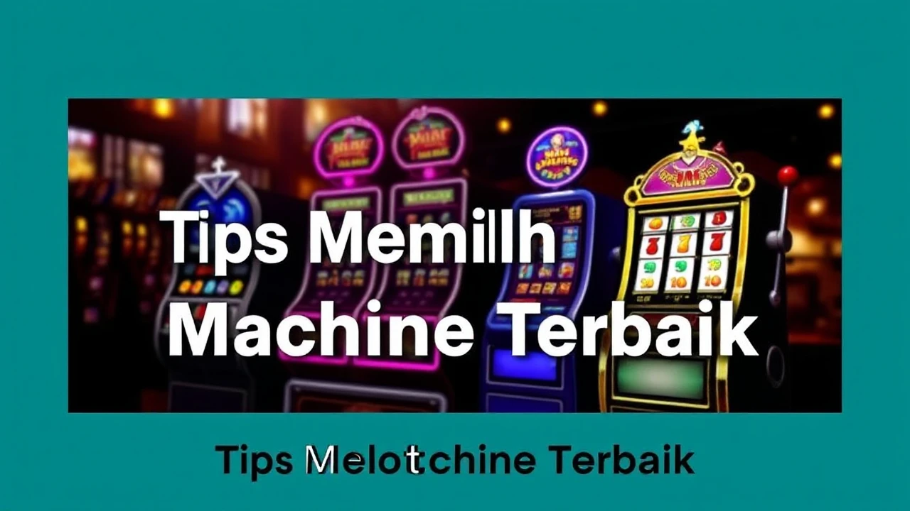 Tips Memilih Slot Machine Terbaik