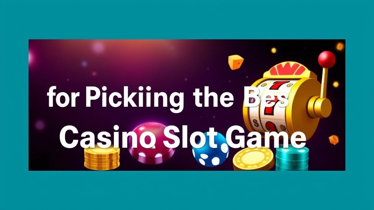 Your Go-To Handbook for Picking the Best Casino Slot Game