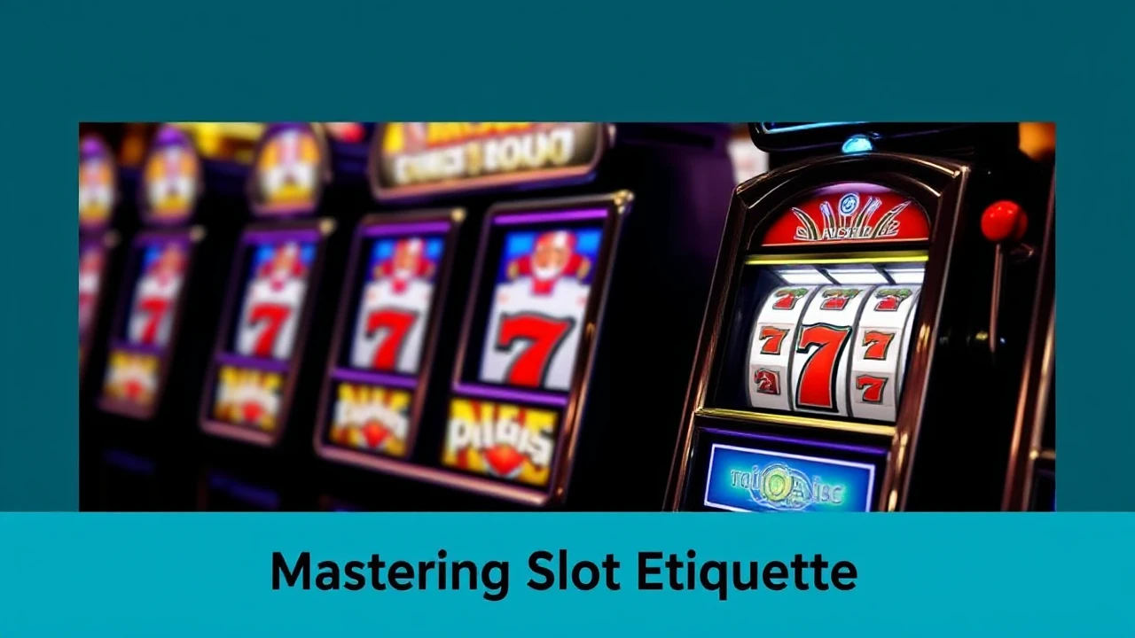 Mastering Slot Etiquette: Do's and Don'ts in the Casino