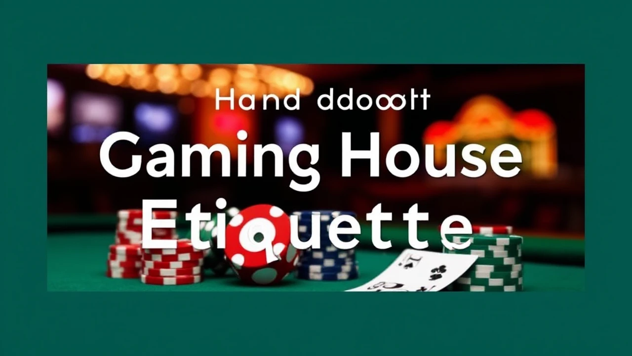 Your Go-To Handbook for Gaming House Etiquette