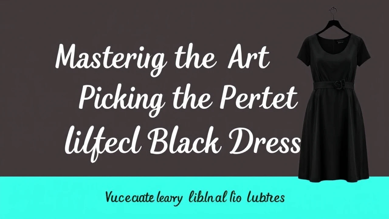 Mastering the Art of Picking the Perfect Little Black Dress