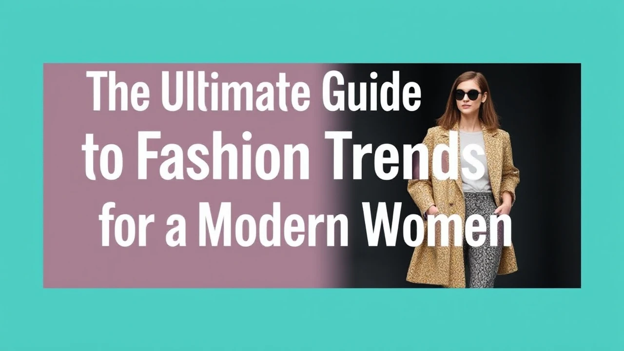 The Ultimate Guide to Fashion Trends for the Modern Woman