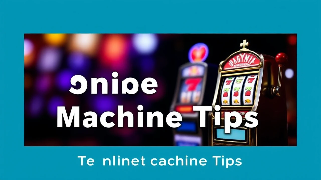 Ten Online Slot Machine Tips