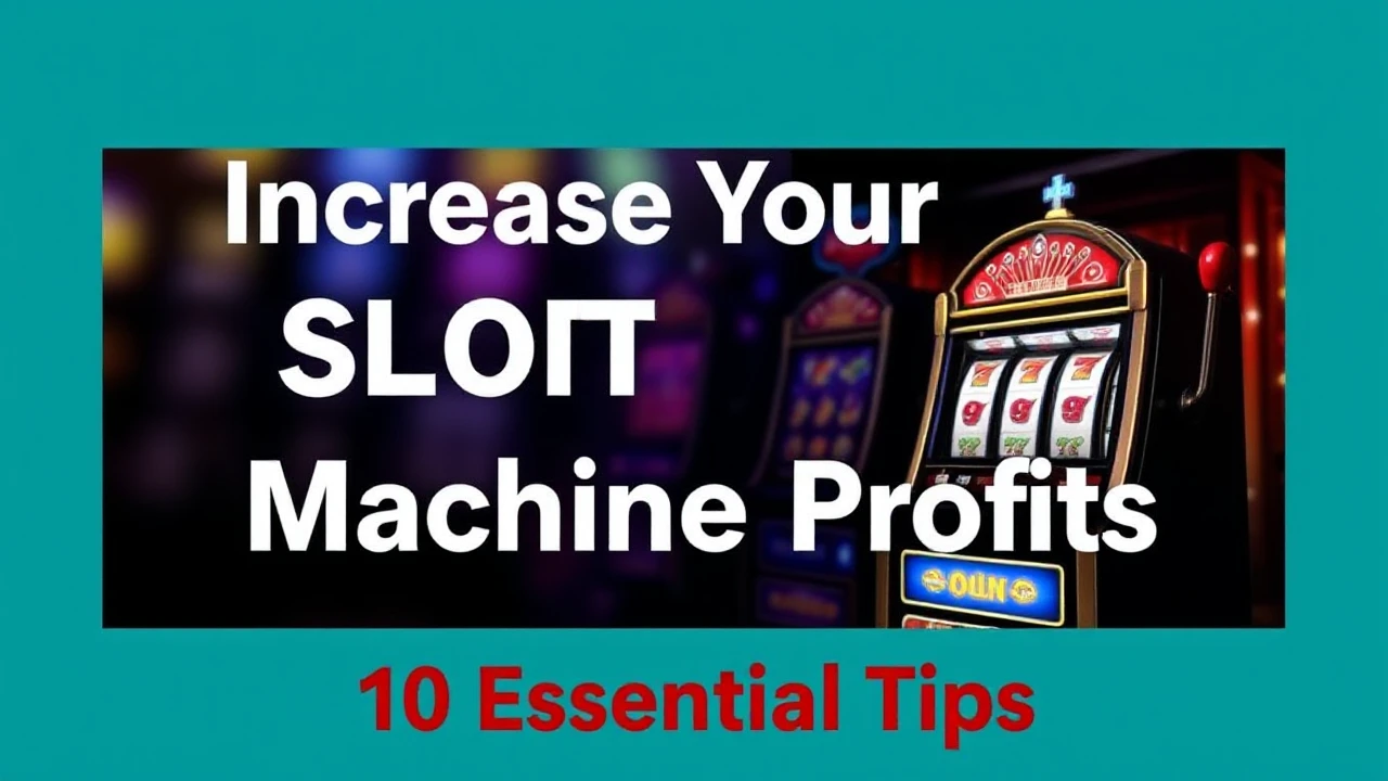 Increase Your Slot Machine Profits: 10 Essential Tips