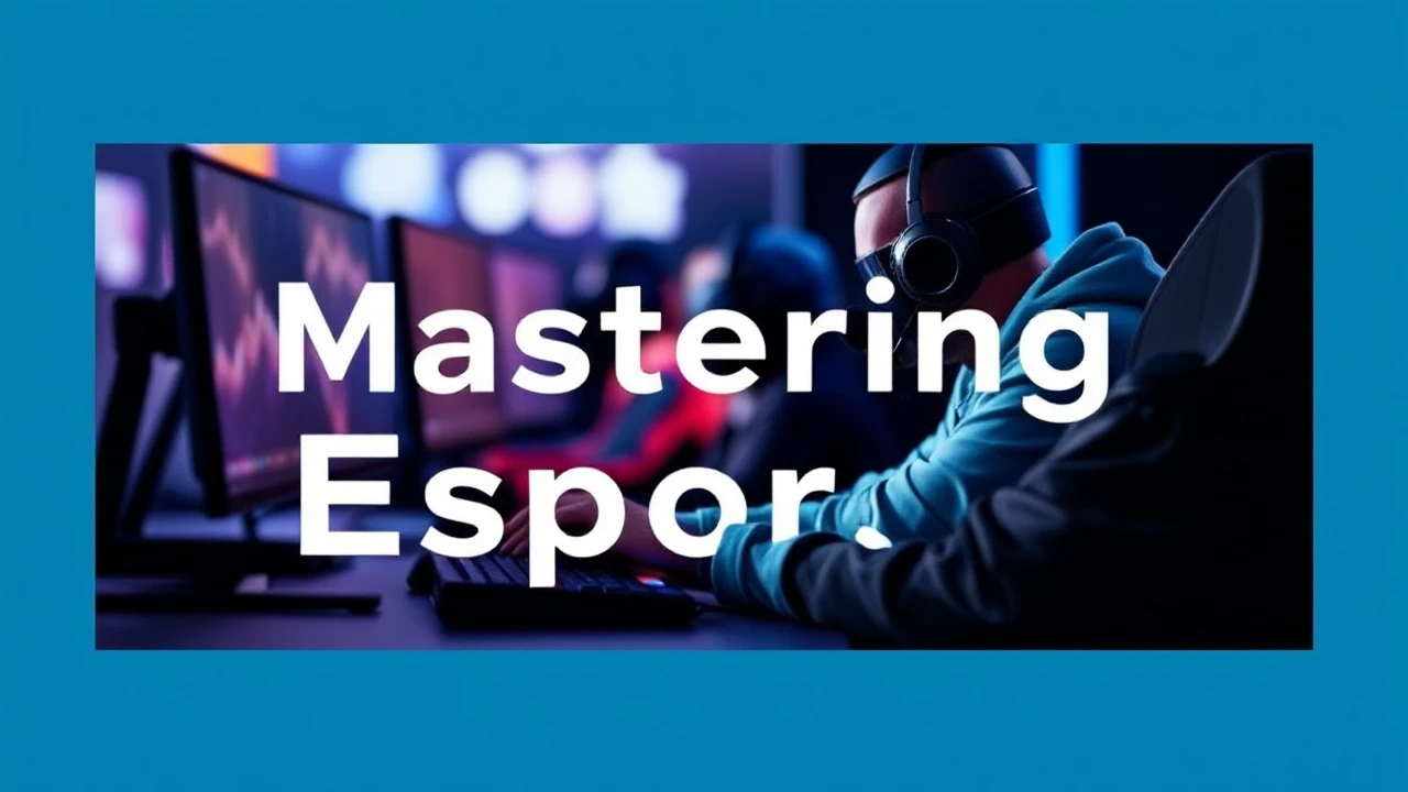 Mastering Esports: An Amateur's Introduction to Professional Gaming