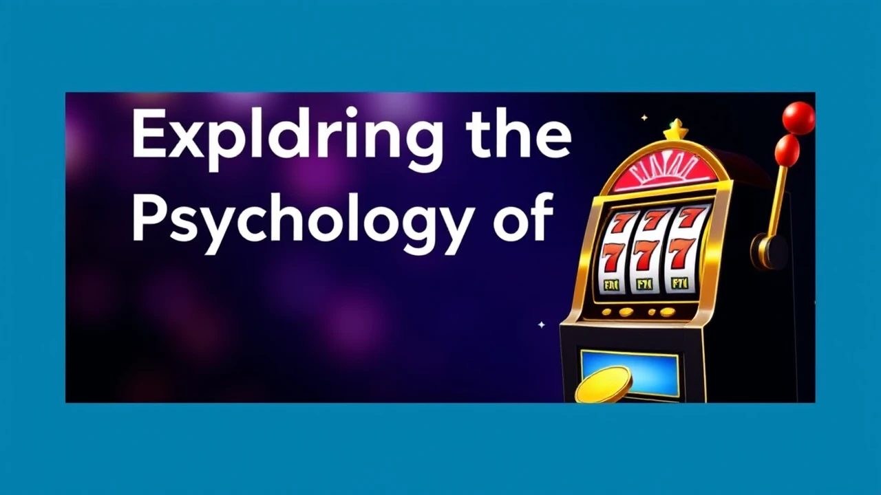 Exploring the Psychology of Slot Gaming: The Drivers Behind Players
