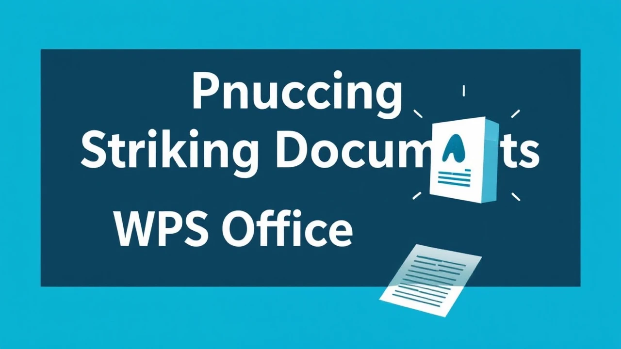 Producing Striking Documents harnessing WPS Office Tools