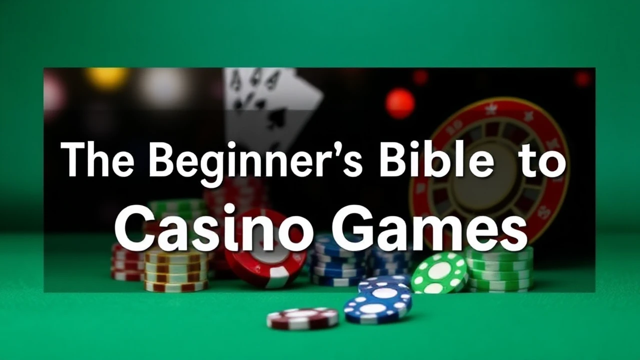 The Beginner's Bible to Casino Games: Everything You Need to Know