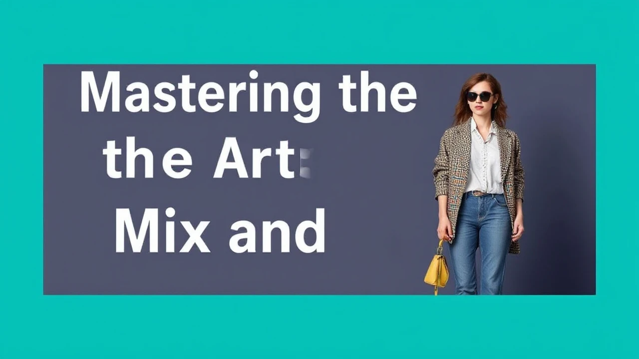 Mastering the Art of Mix and Match in Fashion: Tips to Enhance Your Style