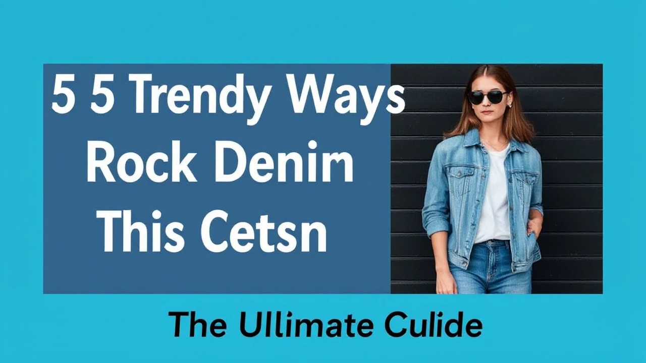 5 Trendy Ways to Rock Denim Jackets This Season: Your Ultimate Guide