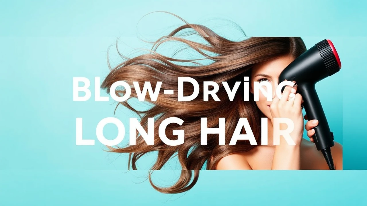 Perfecting the Technique of Blow-Drying Long Hair: Advice for Efficiency and Fullness