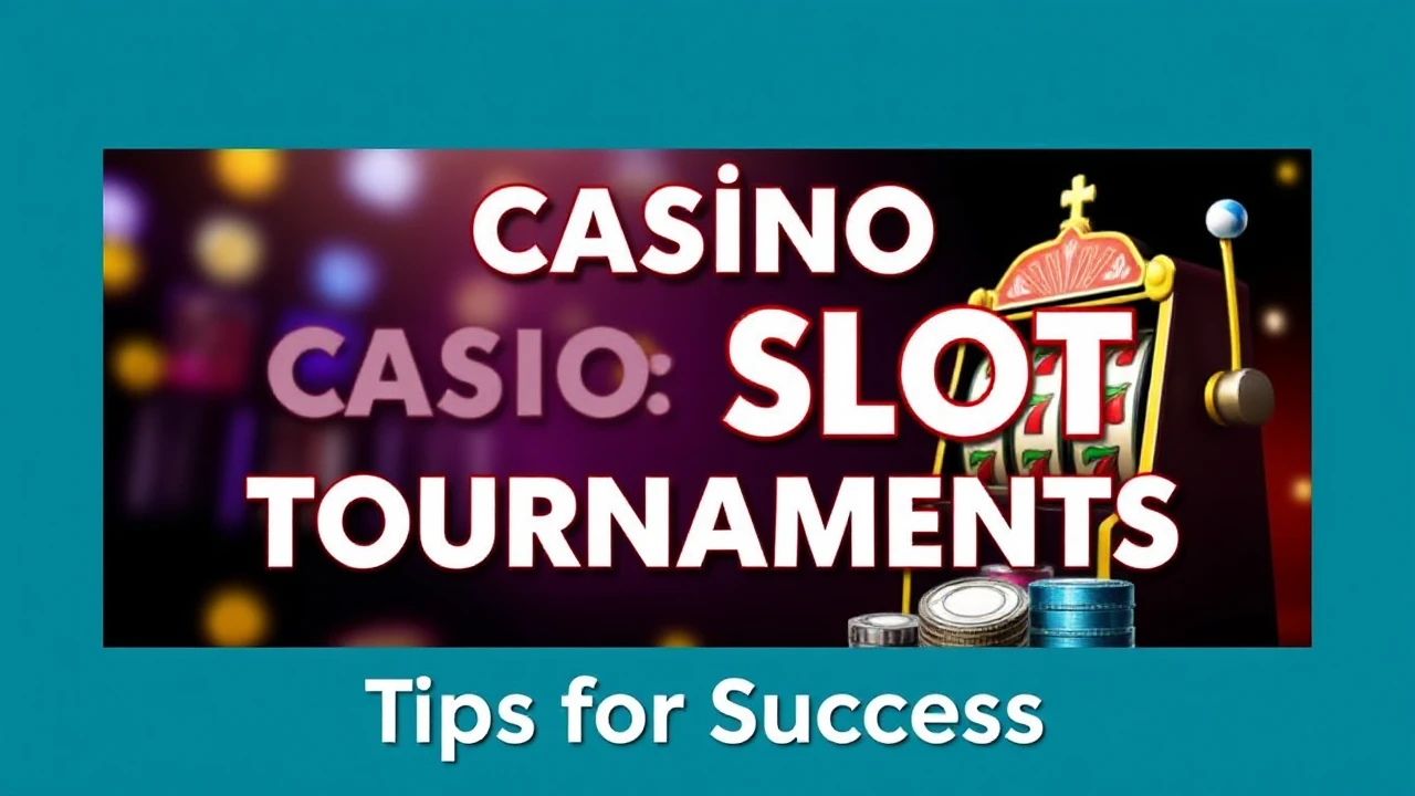 Casino Slot Tournaments: Tips for Success