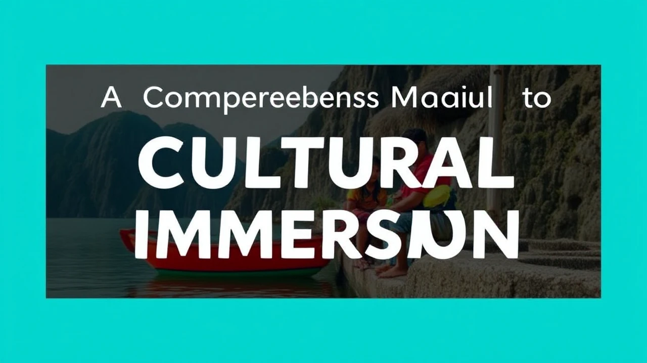 A Comprehensive Manual to Cultural Immersion: Embracing Local Traditions While Traveling