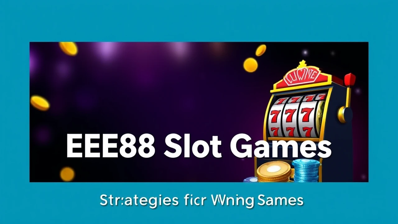 Becoming a Pro in EE88 Slot Games: Strategies for Winning Big