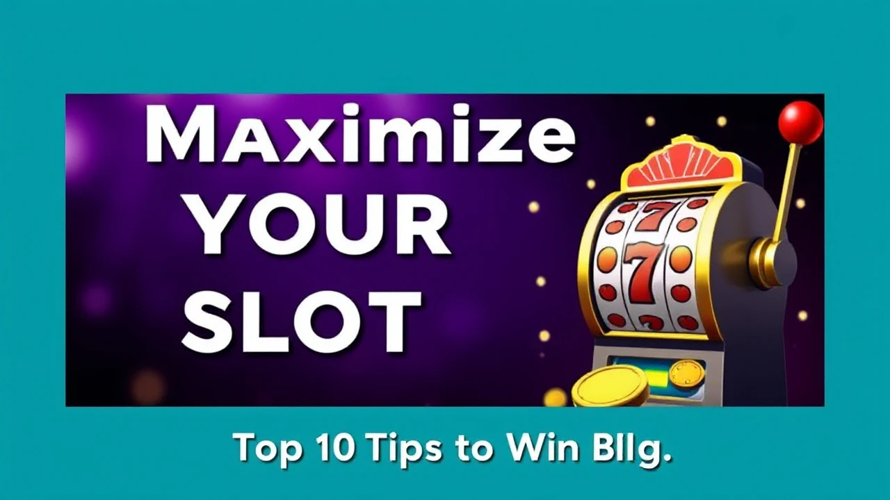 Maximize Your Slot Wins: Top 10 Tips to Win Big