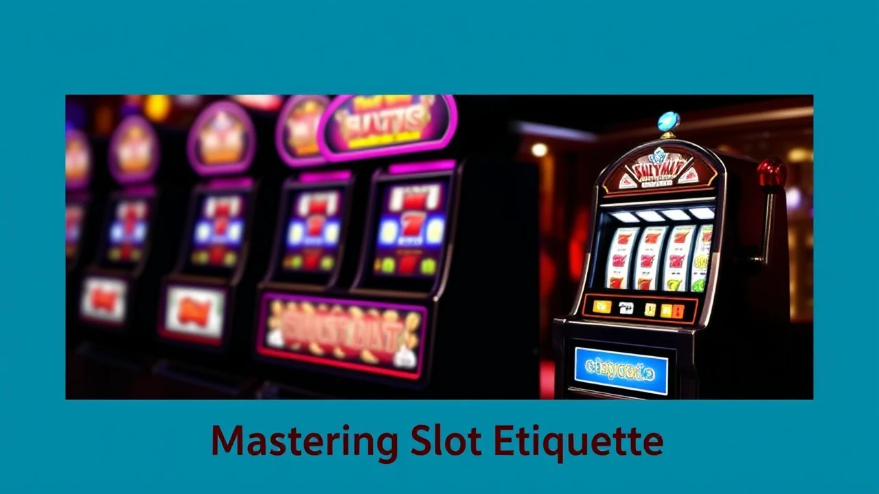 Mastering Slot Etiquette: Do's and Don'ts in the Casino