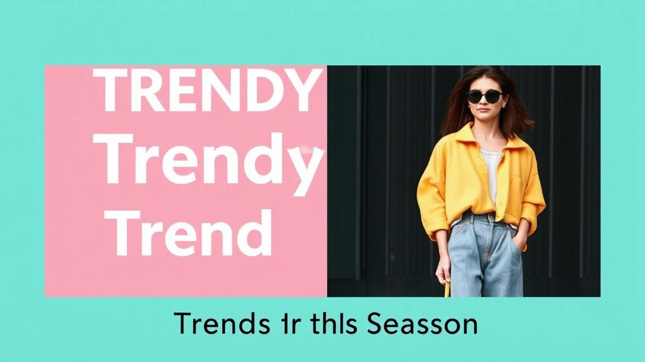 Trendy Mode Trends for This Season